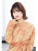 【Totia堀江】ニュアンスボブ×ことりベージュ