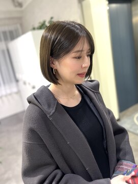 オウル(Owll) ◆◇オリーブベージュ 大人可愛いボブ◇◆