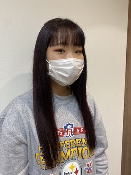 スタイル(STYLE) 簡単スタイリング ニュアンスカラー サラ艶ロングバーガンディ