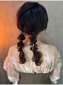 ツイン編み下ろし