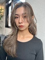 ウェイズトウキョウ 新宿店(Ways TOKYO)&nbsp;ハイライトグレージュ　レイヤーカット　ロングヘア