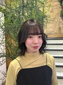 顔周りレイヤー×オリーブベージュ/吉祥寺/石橋