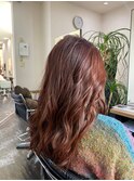 【艶髪】オレンジブラウン　髪質改善