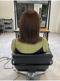 20代30代外ハネロブくびれヘアアッシュ