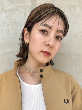ビュートリアム 南青山(BEAUTRIUM) 外ハネボブ 切りっぱなしボブ 前髪カット 表参道青山30代40代
