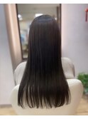 ブリーチ無し!透明感抜群アッシュベージュ!