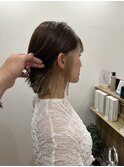 【大人女性オススメ】インナーカラーで作るミルクティーベージュ