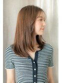アシンメトリー外国人風顔周りレイヤーTb7川口20代30代40代