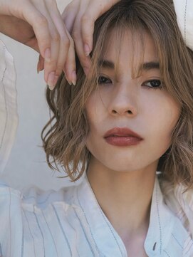 らふる 外ハネ ニュアンスウェーブボブ