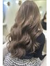 【最高級人毛100%】カラーカット＋シールエクステ　80本　￥３１０００