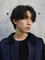 バイフィフス 原宿/表参道(by fifth)&nbsp;センターパートフェザーパーマニュアンスパーマワンカールパーマ