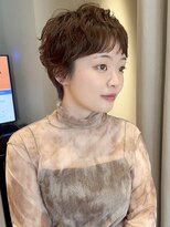 ノラギンザユー(NORA GINZA/U)&nbsp;銀座髪質改善小顔韓国風耳掛けくびれショート艶髪パーマ