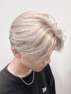 アイトーキョー 渋谷(AI TOKYO) センターパート/オレンジ/ハイトーンカラー