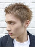 大宮駅ビジネスアップバングスパイキーショート黒髪短髪40代◆