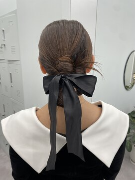 ヘアセット/パーティーヘアセット/お呼ばれヘア【堀 春菜】