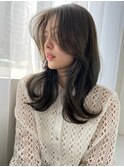 フェイスレイヤー×女っぽセミロング