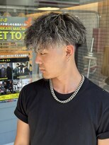 スウェル 船橋店(Swell)&nbsp;MEN’S HAIR/サーフカール/刈り上げセンターパート/船橋