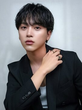 レガシー(REGASEA) ニュアンスパーマ 韓国ヘア ダウンパーマ シースルーマッシュ