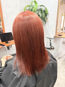 シールドヘアー 沖縄 新都心(C'LD Hair) レッドオレンジ