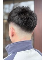 バーバーショップテト(barber shop tete)&nbsp;ショートアップバングスキンフェード