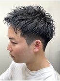 黒髪ツーブロック