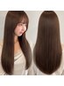 【梅雨限定!】毛先までキレイ縮毛矯正+艶カット+3stepTR ¥10900