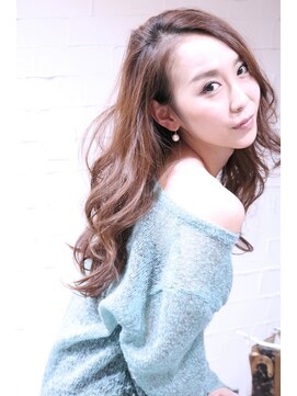 ホラン(HoLan) HoLan/sstyle☆vintegベージュくせ毛風☆無造作レイヤーセミディ