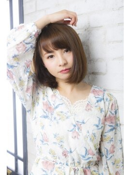 アジールヘア 池袋東口店(agir hair) 切りっぱなし甘めボブ【池袋】【池袋東口】【池袋駅１分】