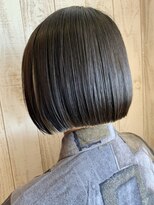 アース コアフュールボーテ 川中島店(EARTH coiffure beaute)&nbsp;切りっぱなしボブ