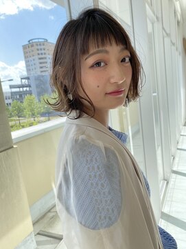 コワファースト  させぼ五番街店(COIFF1RST) 上級者オシャレバングで透明感スタイル