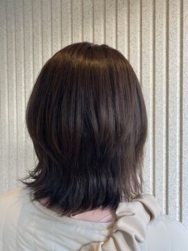 エイトタマプラ たまプラーザ店(EIGHT tamapla) 【EIGHTたまプラ】デザインカラー切りっぱなしボブ