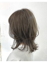 リッカ(RICCA)&nbsp;【ミディアムウルフ】柔らかいオリーブベージュで♪