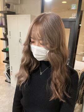 ラフ 難波店(LAFF) #黒髪#ボブルフ#ネビージュ#小顔#ワンレン