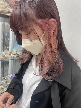 デイジー(Daisy) 天神/福岡/インナーカラー/ピンク