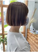 【sati 伊藤】ゆるい前上がりなミニボブ