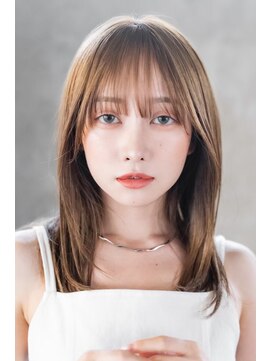 アルテ(ARTE) 【ARTE表参道/青山】小顔レイヤー×シアベージュ×艶カラー