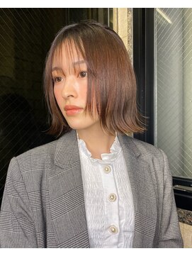 エース (ACE) 【ACE】切りっぱなしボブ×透明感カラー