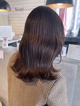 ザコーストバイネオリーブ 辻堂店(The coast by neolive) まろやかラベンダーブラウンカラー