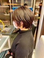 ハグズ 《選べるヘッドスパ》《個室》カット+「素」髪ケア+ケアカラー