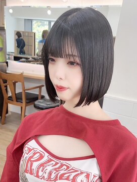 ネオリーブ クーロ(Neolive curro) 小顔ボブ×美髪[ぱつっとボブ/縮毛矯正/横浜韓国]