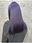 色落ちが綺麗なブルーラベンダー×髪質改善カラー　表参道美容室