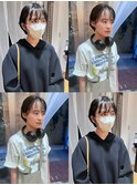 韓国風ショートパーマ!マッシュショート!