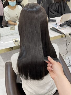 シェノン サントル(CHAINON CENTRE) 艶×抜け感で仕上げる【韓国風似合わせスタイル】梅田茶屋町