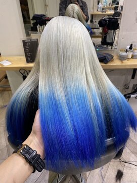 エル(EL by green) 《tomi》ホワイトブリーチ×ブルグラ