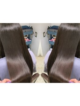 当店人気ナンバー1髪質改善メニュ-！サイエンスアクア♪ダメージなく広がりやうねりを抑えてうるツヤ美髪★