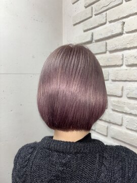 クリーブ 池袋(creeb) ピンクラベンダー、韓国ボブ