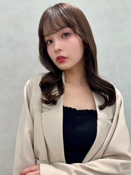 アッシュ 中野店(Ash) イメチェン/似合わせカット/フルバング/レッドブラウン/中野