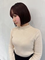 イル(ill)&nbsp;ピンクレッド　ミニボブ　大人可愛い　大須　上前津