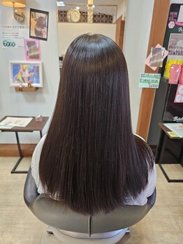 アートキューブ(ART CUBE)の写真/【瓢箪山/駐車場有】人気メニュー＊髪質再整トステアトリートメントで、内部から潤いツヤのある髪に。