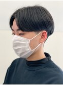 センターパートニュアンスパーマ韓国カルマパーマコンマヘア